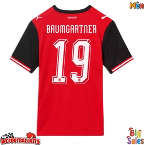Austria Christoph Baumgartner #19 Replica Home Stadium Shirt World Cup 2026 Short Sleeve